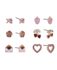 Hallmark 6-pack Earring Set Brass Material