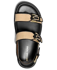 Michael Kors Women's Nia Footbed Flat Sandals