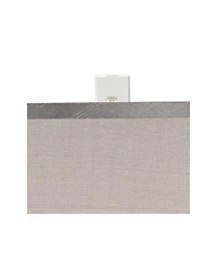 Vienna Full Spectrum Sherry 25" High Modern Table Lamp Usb Dimmer Crystal Single Gray Shade Living Room Charging Bedroom Bedside