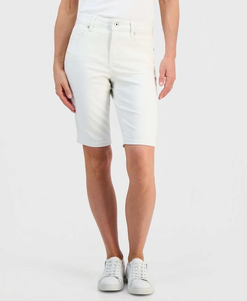 Style & Co Petite Mid-Rise Bermuda Shorts, Macy's Exclusive