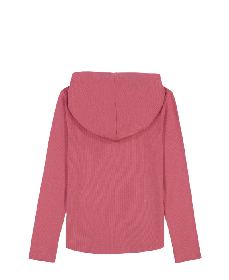 Tommy Hilfiger Girls 7-16 Long-Sleeve Rib Popover Hoodie