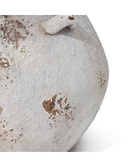 LuxenHome Rustic Cauldron MgO Planter Pot