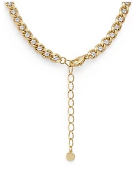 And Now This Clear Cubic Zirconia Cuban Chain Necklace