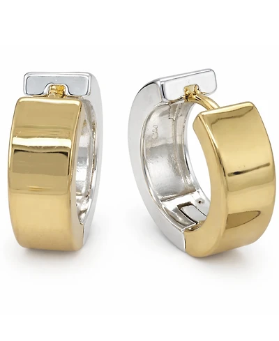 And Now This Reversable Hinge Hoop Earrings