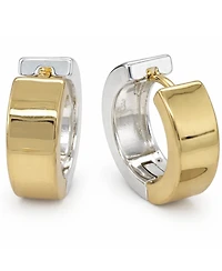 And Now This Reversable Hinge Hoop Earrings