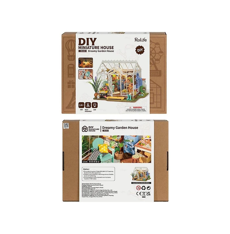 Flash Popup Diy 3D Wood Puzzle: Dreamy Garden House 296 pieces