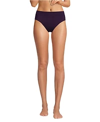 Lands' End Women's Pinchless High Waisted Bikini Bottoms