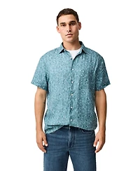Rodd & Gunn Men's Relax Fit Short Sleeve Linen Shirt
