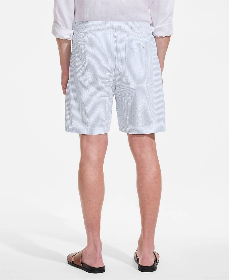 Lands' End Men's 7" Classic Fit Seersucker Deck Short