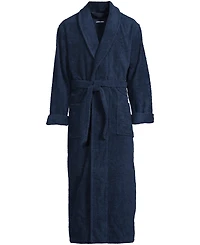 Lands' End Men's Full Length Turkish Terry Robe