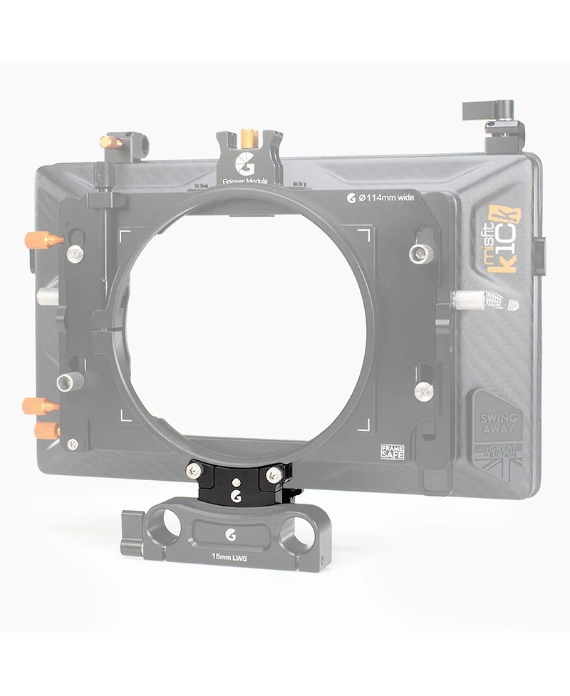 Bright Tangerine 15mm Lws Support Kit with Extension for 100-114mm Misfit Kick Clamp Adapters