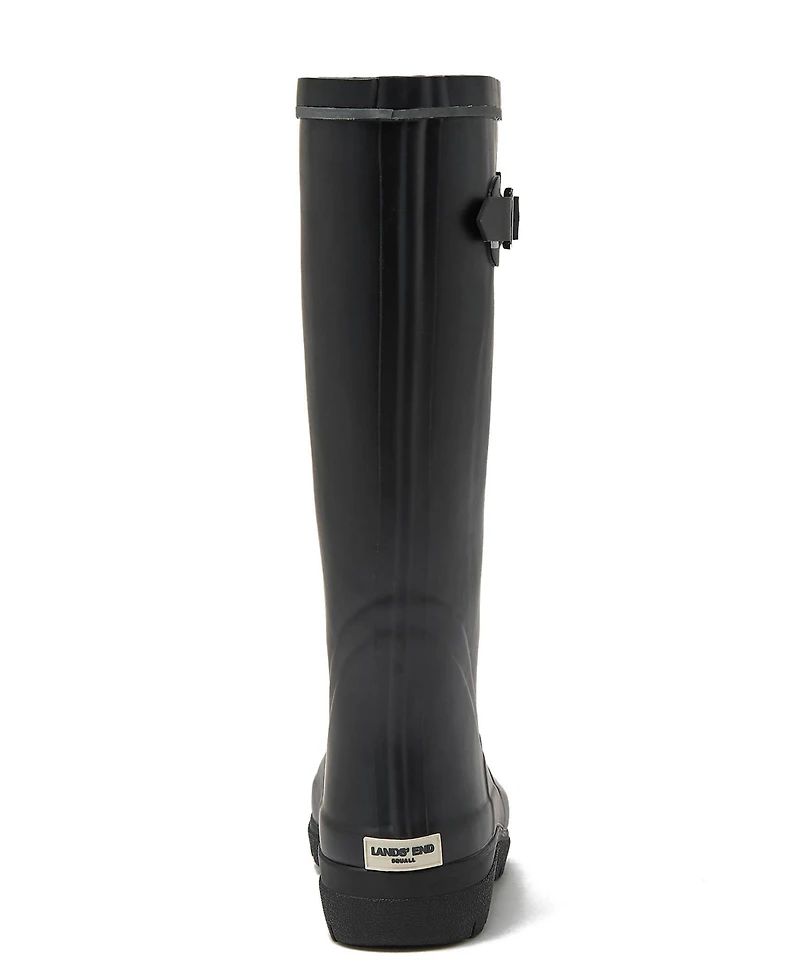 Lands' End Women's Squall Buckle Tall Rain Boots