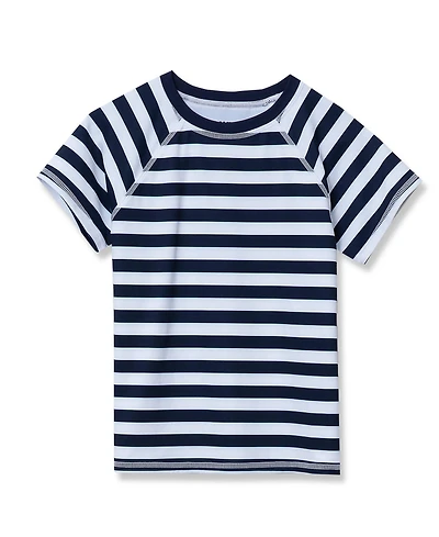 Lands' End Big Girls Plus Short Sleeve Crew Neck Swim Rash Guard