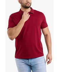 X-Ray Men's Short Sleeve New Rib Polo Shirt