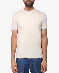 X Ray Men's Basic Short Sleeve Tipped Polo