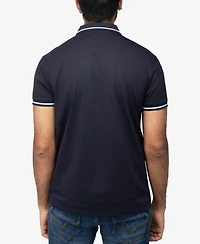 X Ray Men's Basic Short Sleeve Tipped Polo