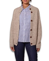 Celtic & Co. Women's British Wool Moss Stitch Cardigan