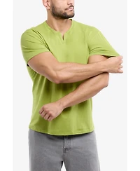 X-Ray Men's Basic Notch Neck Short Sleeve T-shirt