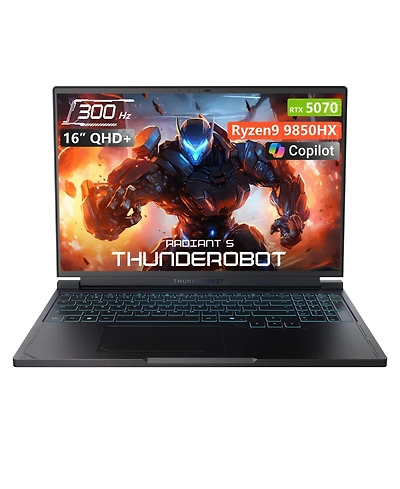Thunderobot Radiant S 16 Traditional Laptop Amd Ryzen 9 ,16GB Ram Nvidia GeForce Rtx 512GB Ssd Storage Windows 11 Home 300Hz
