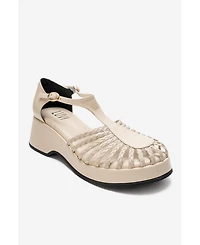 Prologue Shoes Women's Barry Woven Wedge Sandal