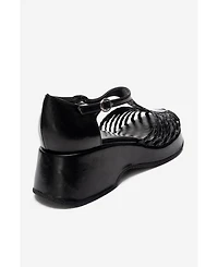 Prologue Shoes Women's Barry Woven Wedge Sandal