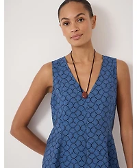 Hush Women's Sybil V-Neck Air Flow Godet Top