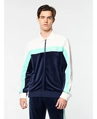 Sergio Tacchini Men's Lazaro Velour Track Jacket