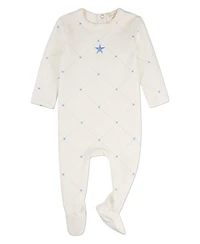 MeMoi Baby Boys "Stars and Stitching" Cotton/Rayon-Blend Footie