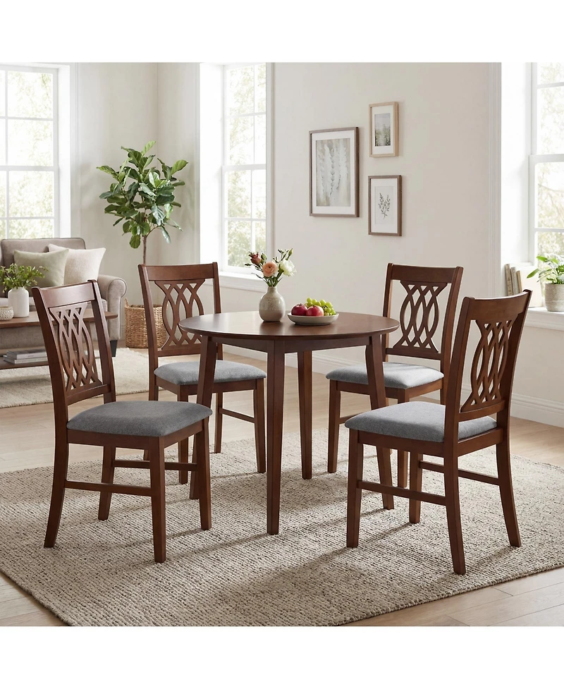 Sugift Dining Chairs Set of Two with Padded Seats for Home
