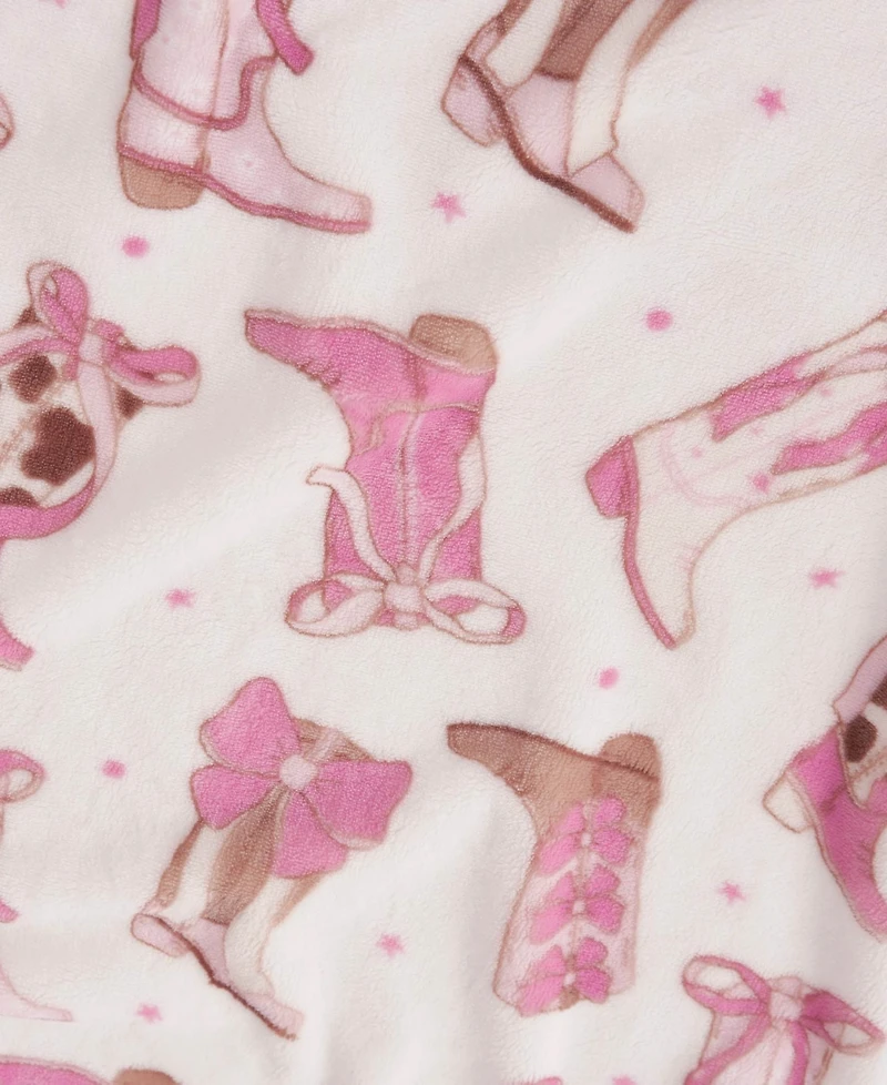 Boho Living Oversized Plush Throw, 60" x 70"