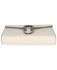 Pre-Owned Gucci Mystic White Dollar Calfskin Mini Dionysus Chain Wallet