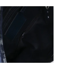 Pre-Owned Gucci Navy Gg Floral Canvas Belt Bag