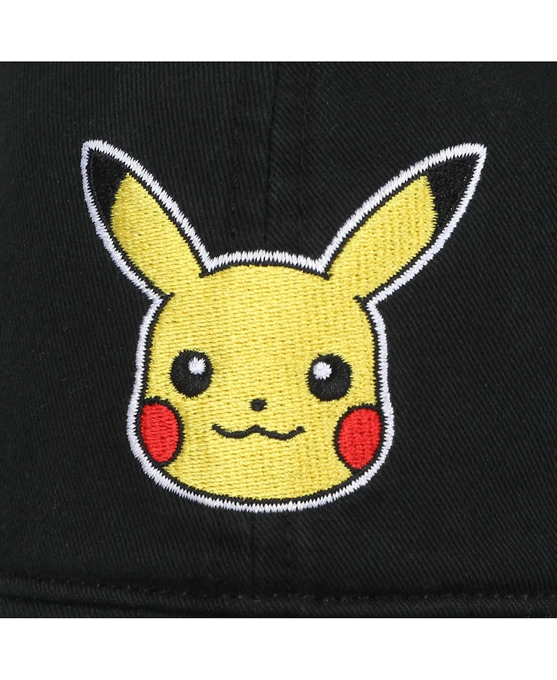 Pokemon Men's Pikachu Washed Cotton Twill Dad Cap
