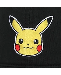 Pokemon Men's Pikachu Washed Cotton Twill Dad Cap