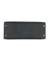 Pre-Owned HERMES Black Epsom Kelly Sellier 28 Ghw