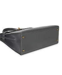 Pre-Owned HERMES Ardoise Box Sellier Kelly 32 Ghw