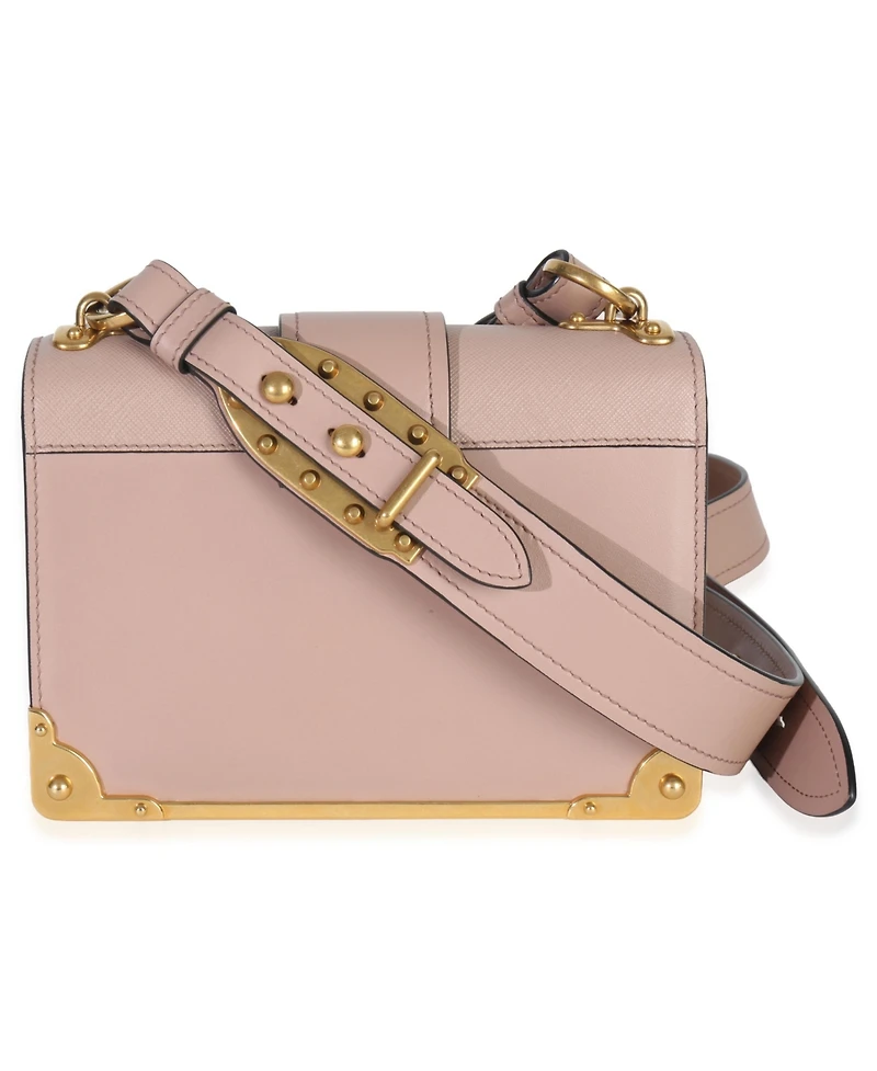 Pre-Owned Prada Cammeo City Calfskin Saffiano Cahier Bag