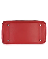 Pre-Owned HERMES Rouge Casaque Swift Birkin 30 Phw