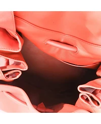 Pre-Owned Bottega Veneta Orange Calfskin Beak Tote