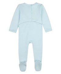 MeMoi Baby Boys Sitting Goose Footie
