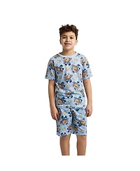Dog Man Big Boys Character Print 4-Pack Pajama Set
