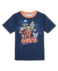 Naruto Big Boys Group Shot 4-Pack Pajama Set-14