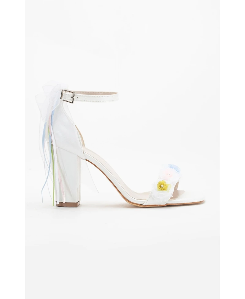 Forever and Always Shoes Women's Nikki Lace Bridal Sandals