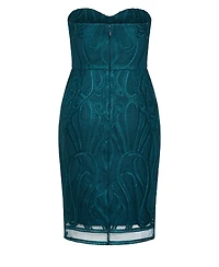 City Chic Women's Antonia Strapless Midi Dress