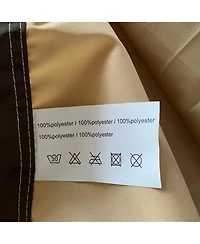 Clihome Canopy Replacement Top, Polyester Waterproof Uv-Resistant Awning for Curved Pergola Structure