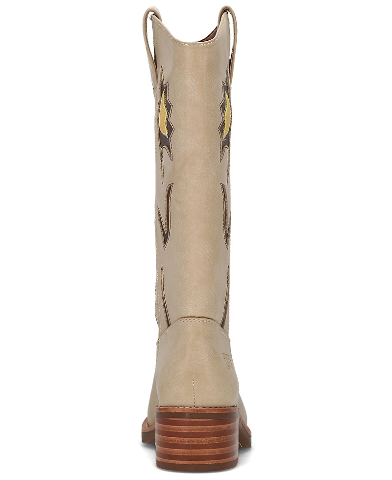 Frye and Co. Women's Miranda 10 Flower Slip-On Tall Boots