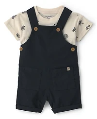 Carter's Baby Boys' Short-Sleeve Top and Shortall, 2-Piece Set