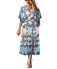 Cupshe Women's Prophecy Ornate Midi Beach Dress
