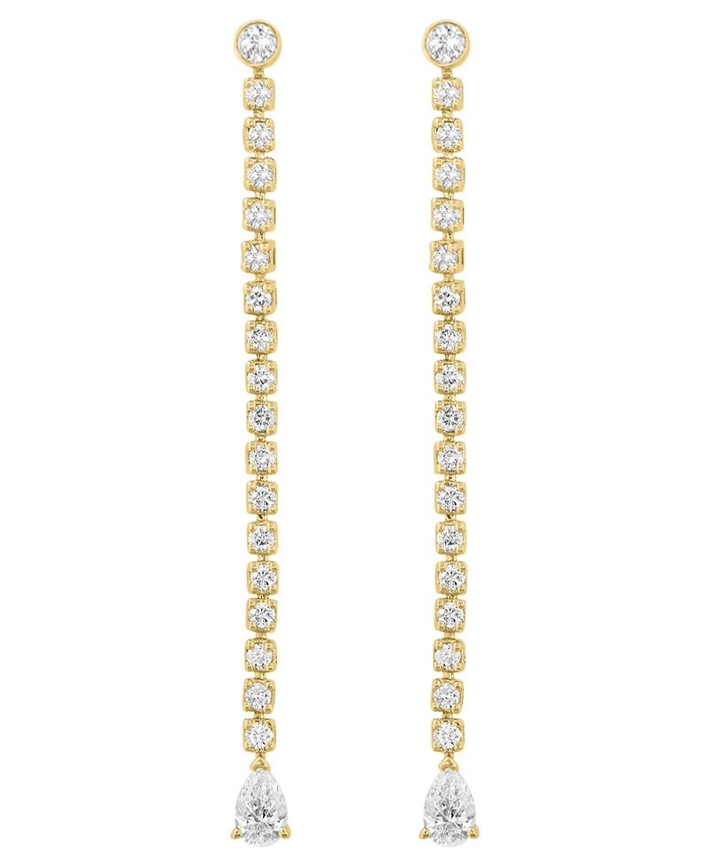 Effy Collection Diamond (3/4 ct. t.w.) Earrings in 14k Yellow Gold