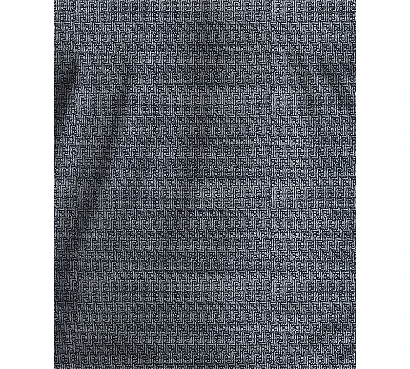 Pga Tour Men's Jacquard Micro Golf Polo Shirt